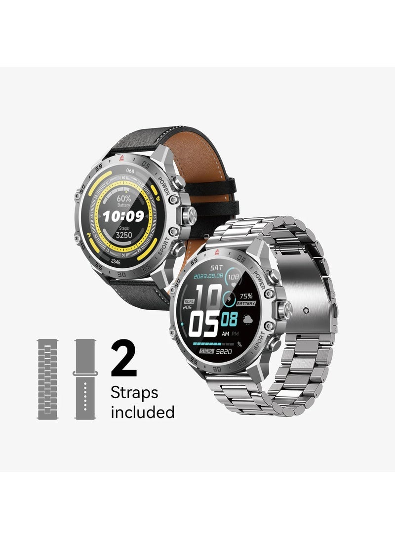 Bwoo Wa08 Smart Watch Silver - Image 3